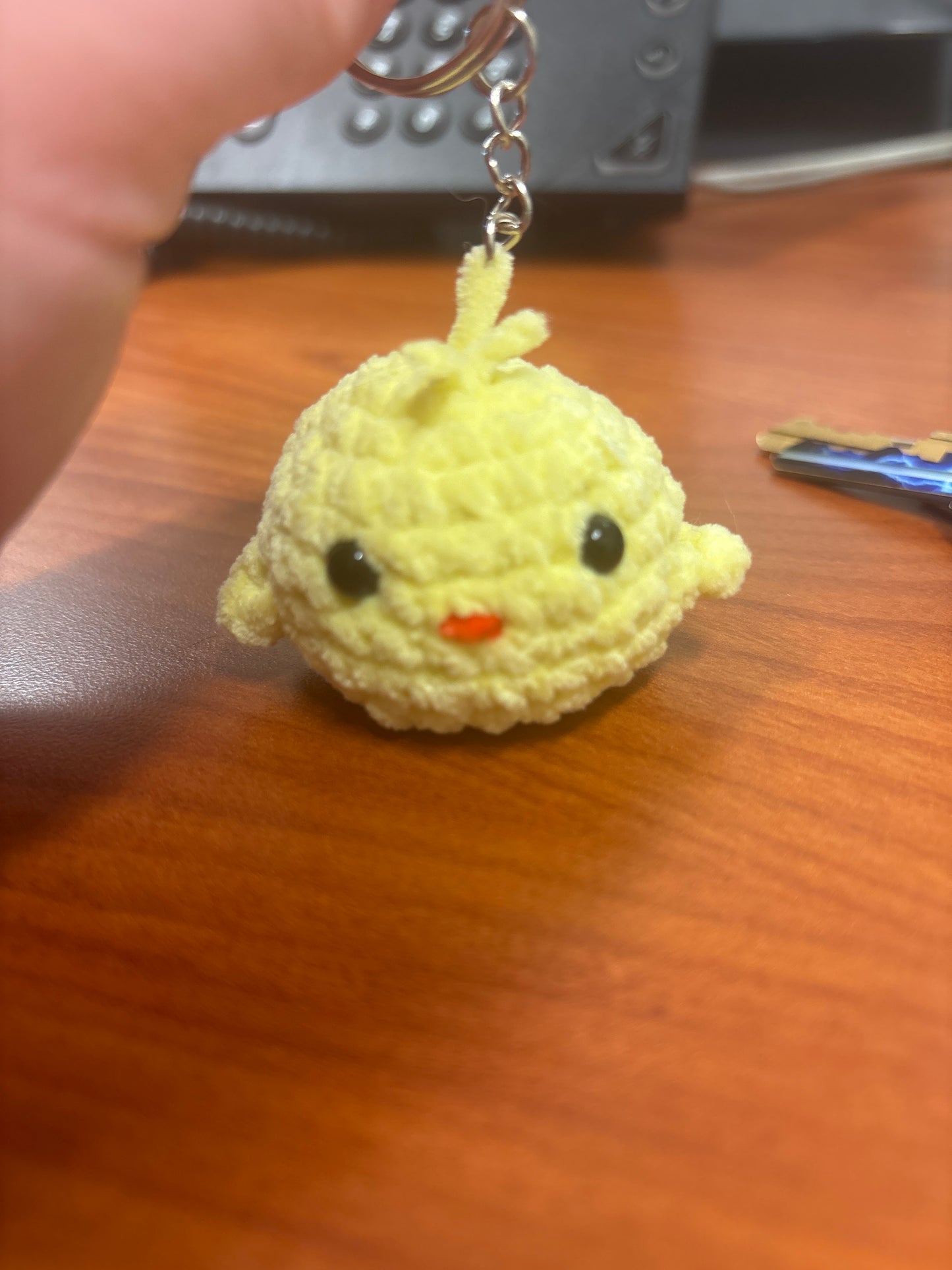 Chick keychain