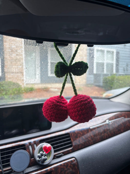 Cherry mirror hanging accessory